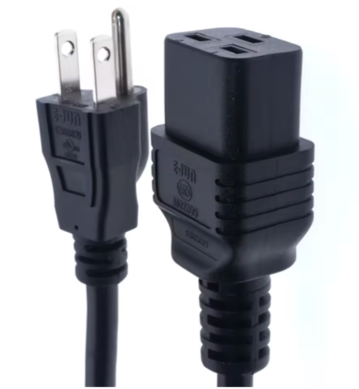 CABLES C19 A US PLUG NEMA 4 (EN STOCK MÉXICO)