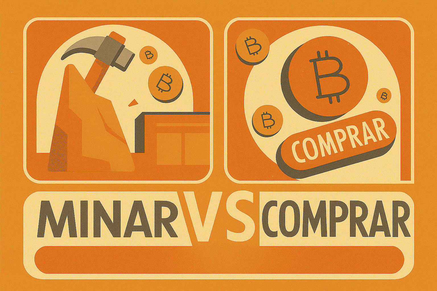 Comprar o minar Bitcoin