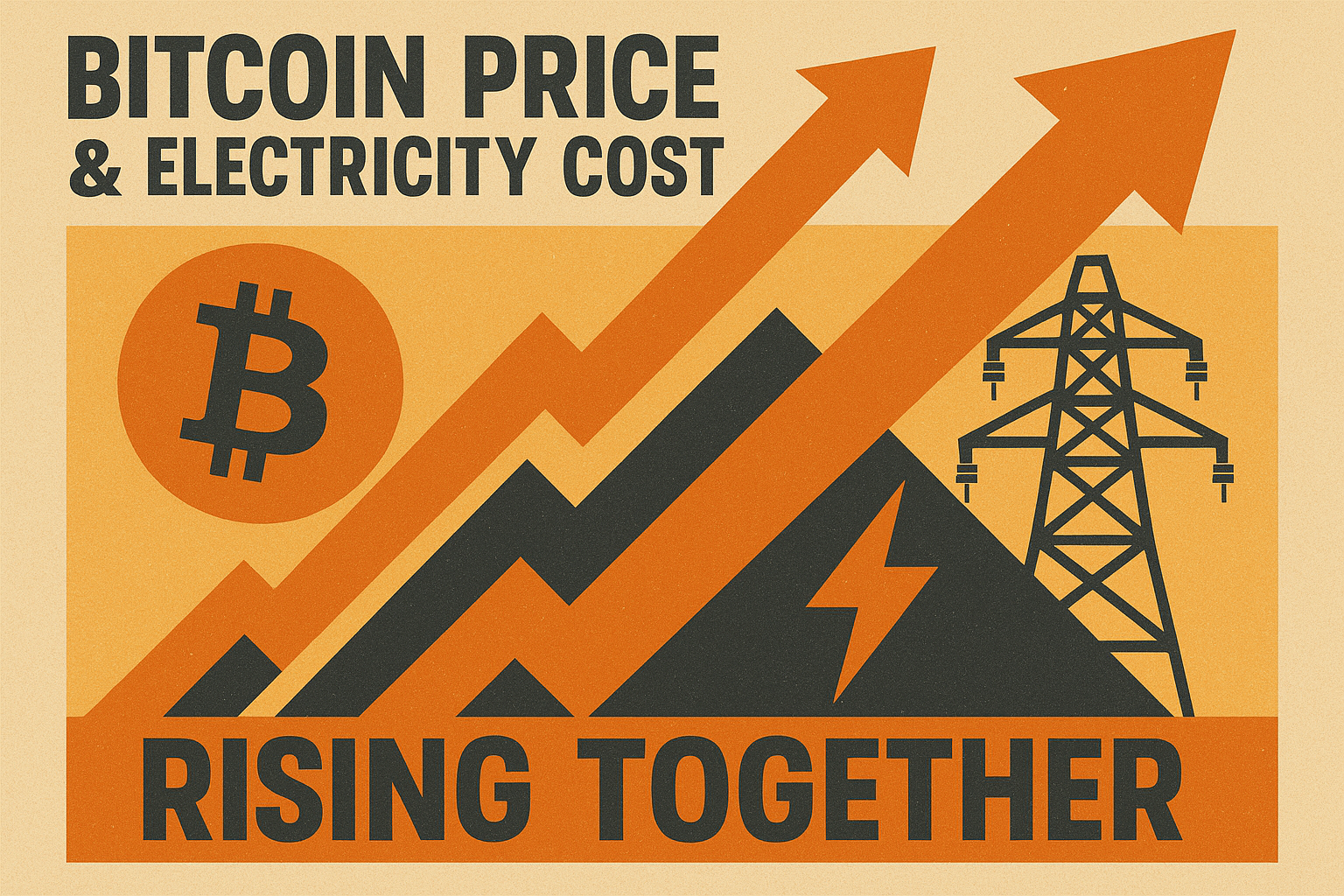 Precio de Bitcoin y costo energético: un vínculo imposible de romper