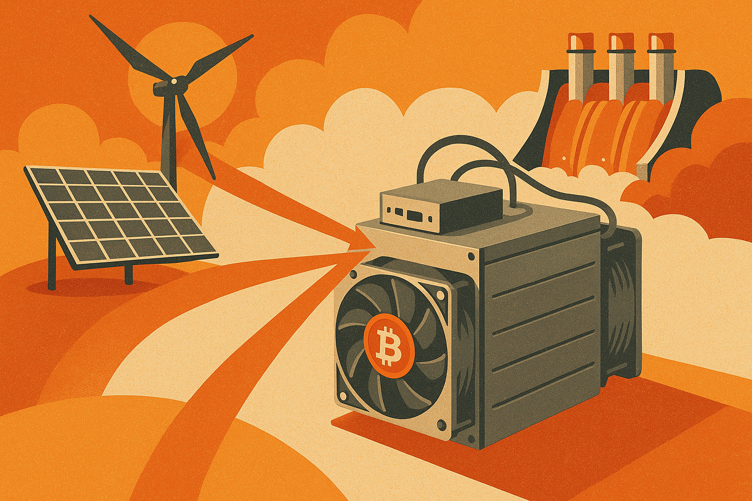 Energías renovables y minería de Bitcoin