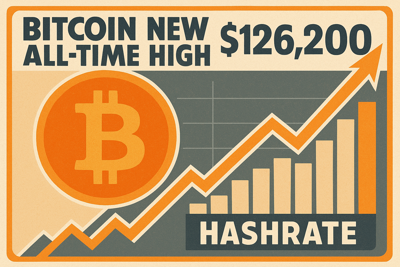 Bitcoin: Alto histórico y hashrate histórico