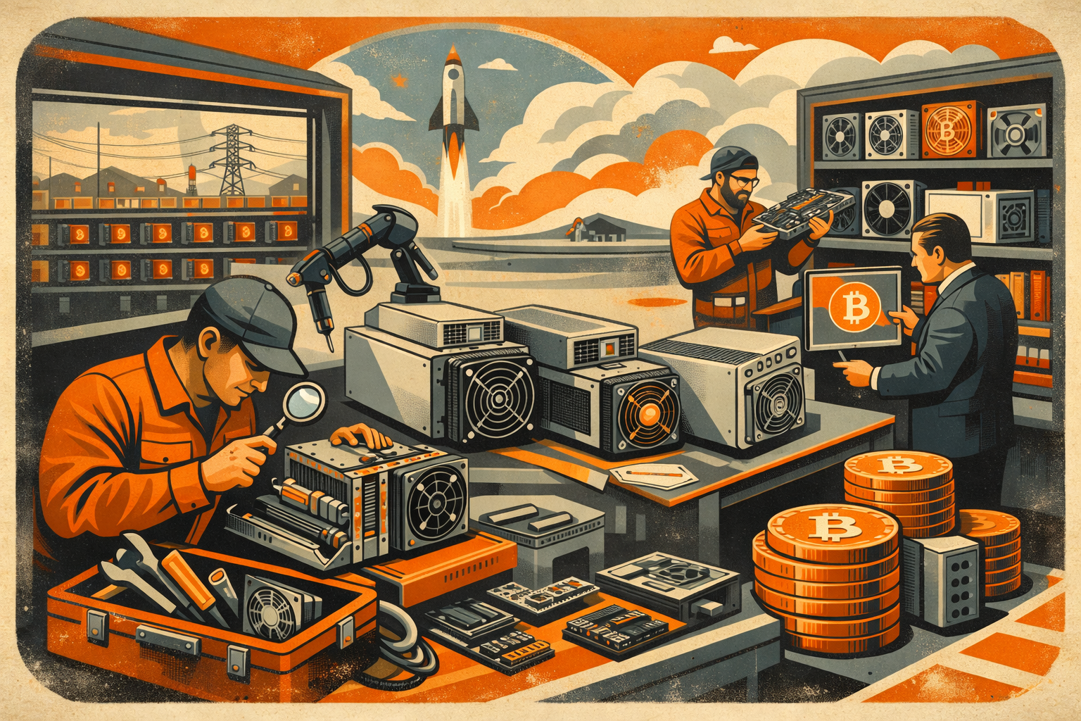 En México nadie repara ni mantiene ASICs… excepto Mercado Minero