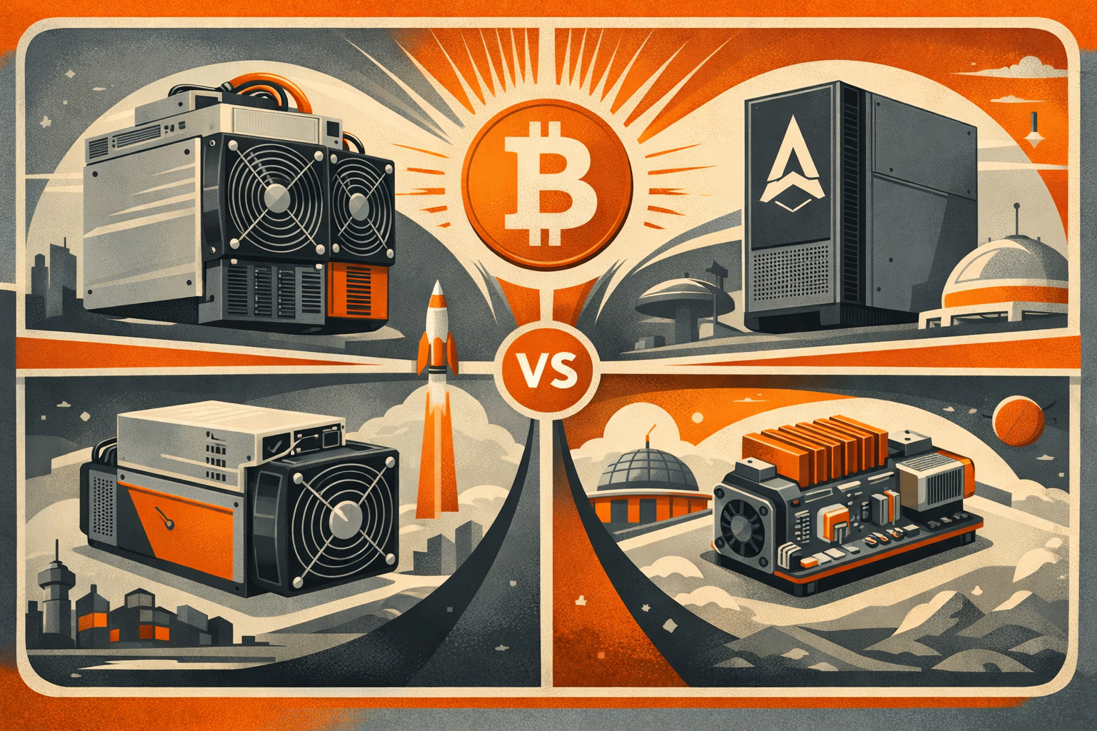 Comparativa de servidores ASIC en Mercado Minero