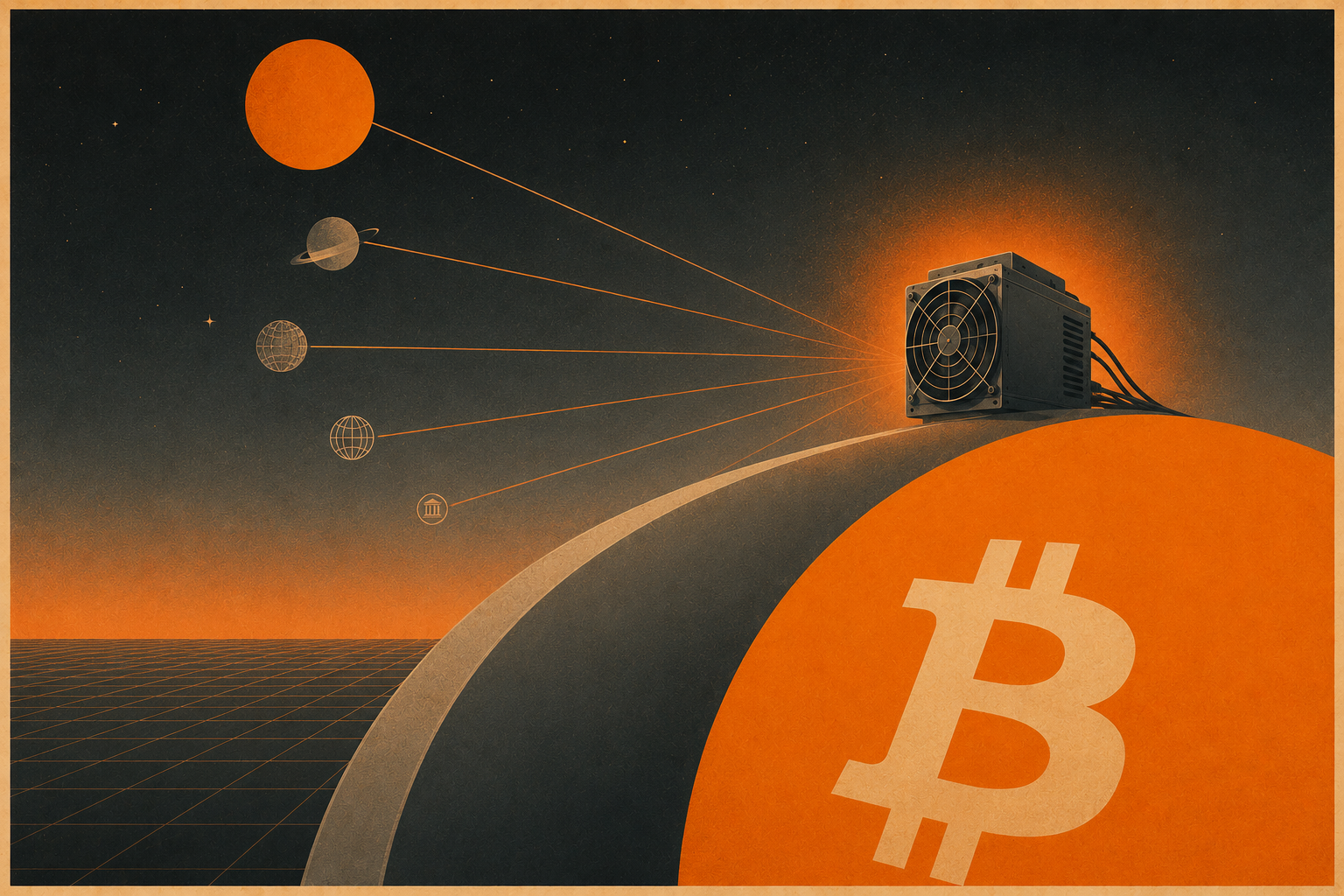 Bitcoin compite contra todo el sistema financiero