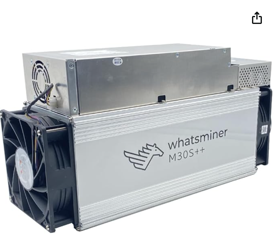 WHATSMINER M30S++ (REACONDICIONADO) (STOCK EN MÉXICO DISPONIBLE)